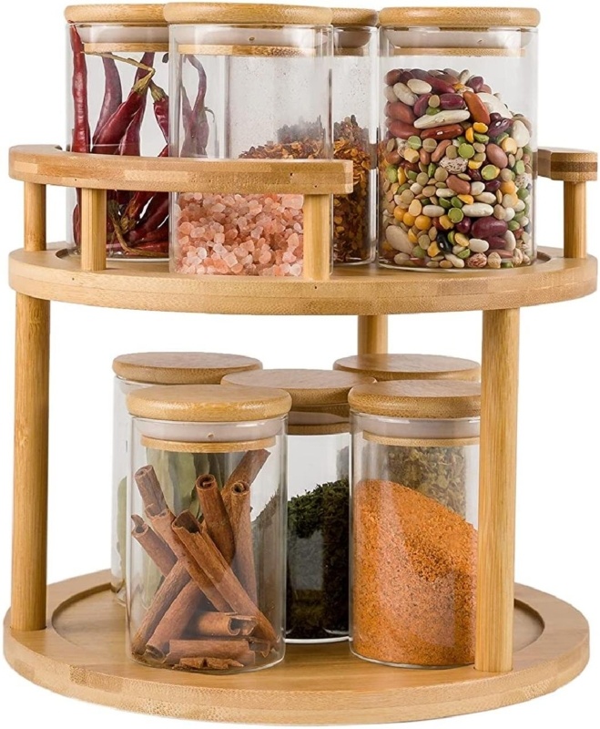 360 Degree Rotating Tabletop 10 Jar