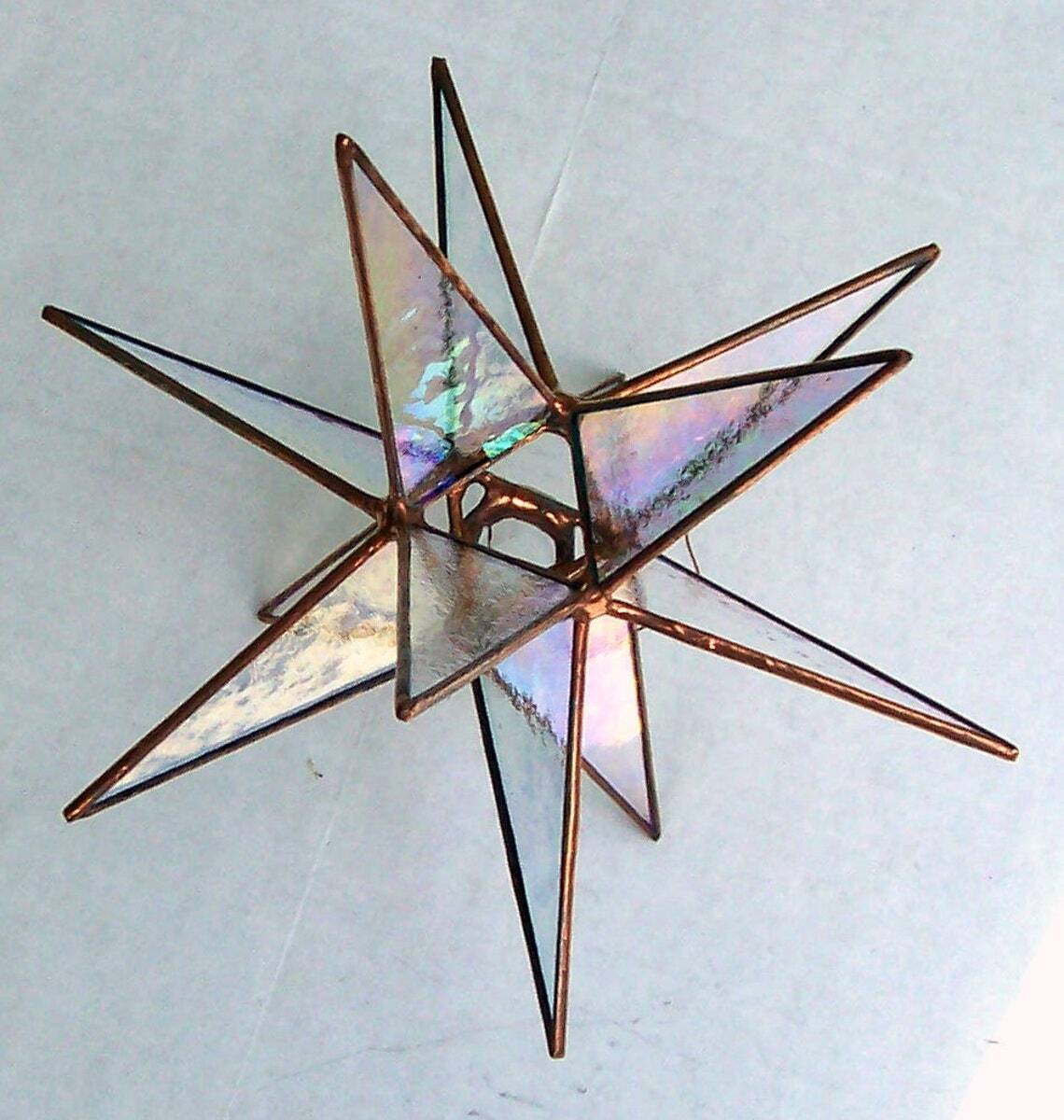 3D Star Glass Tree Topper