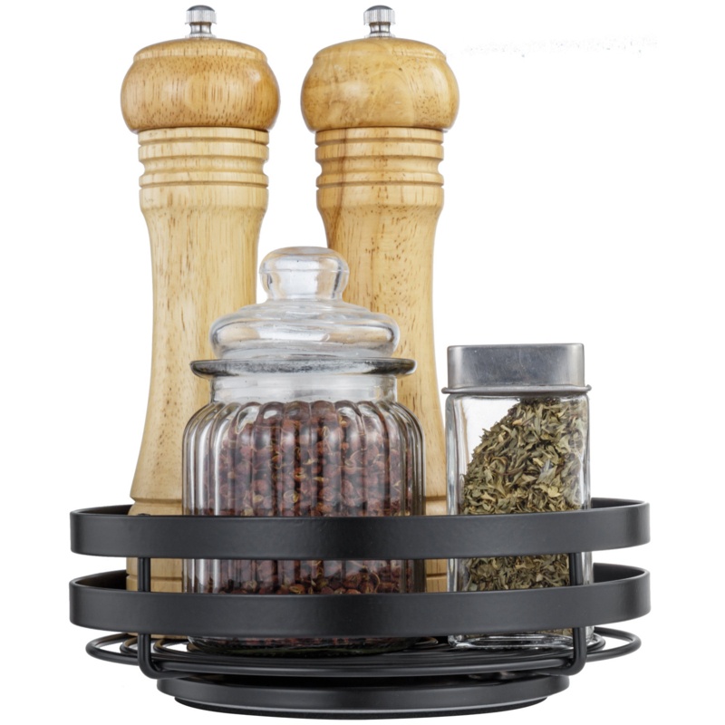 4 Jar Spice Rack