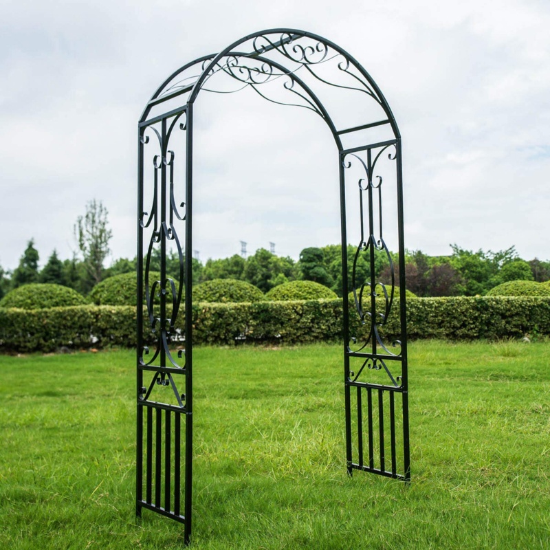 47" W x 17.3" D Iron Arbor