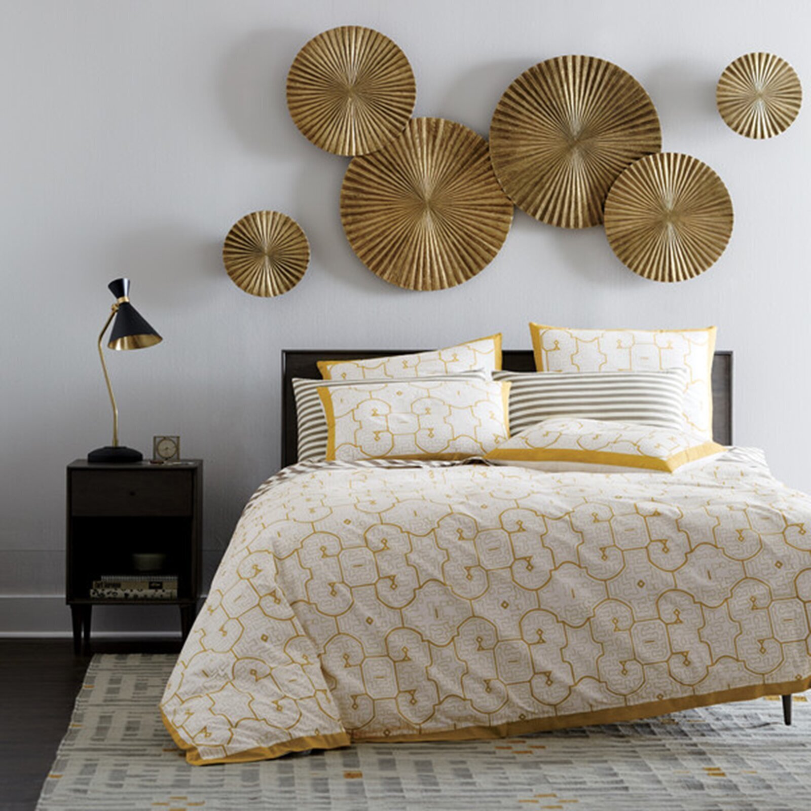 6 piece round wall art