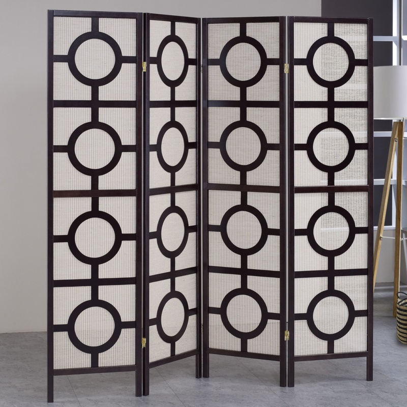 72'' H Solid Wood Folding Room Divider