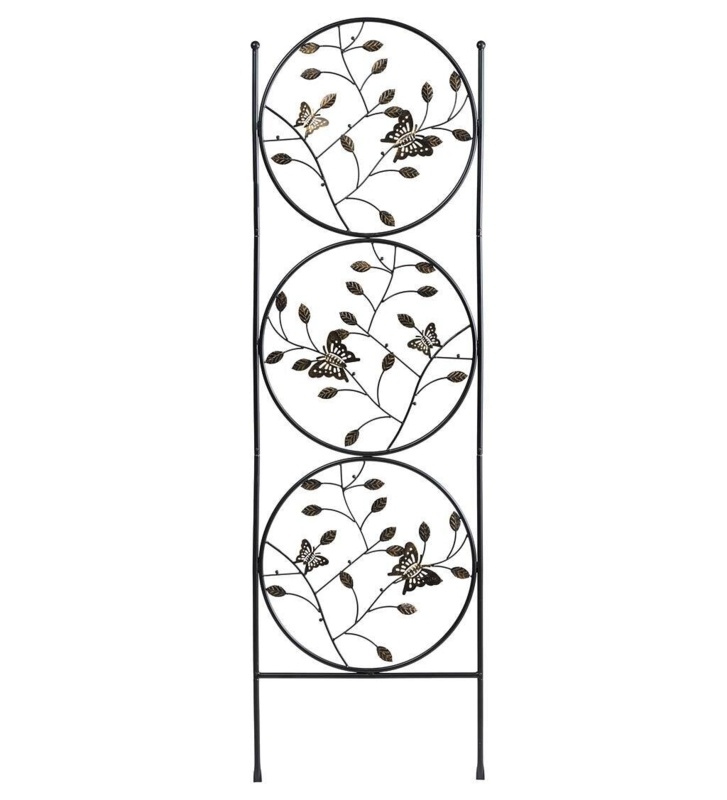 79.53'' H x 24'' W Metal Gothic Trellis