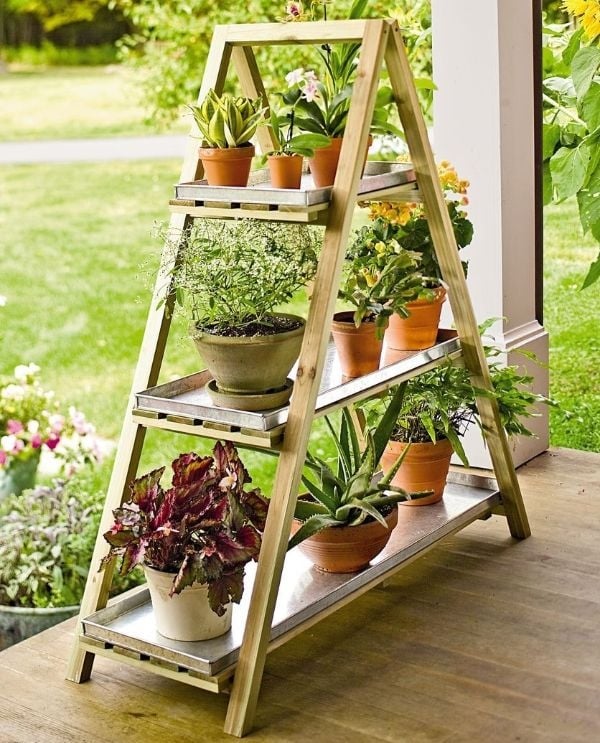 a frame plant stand