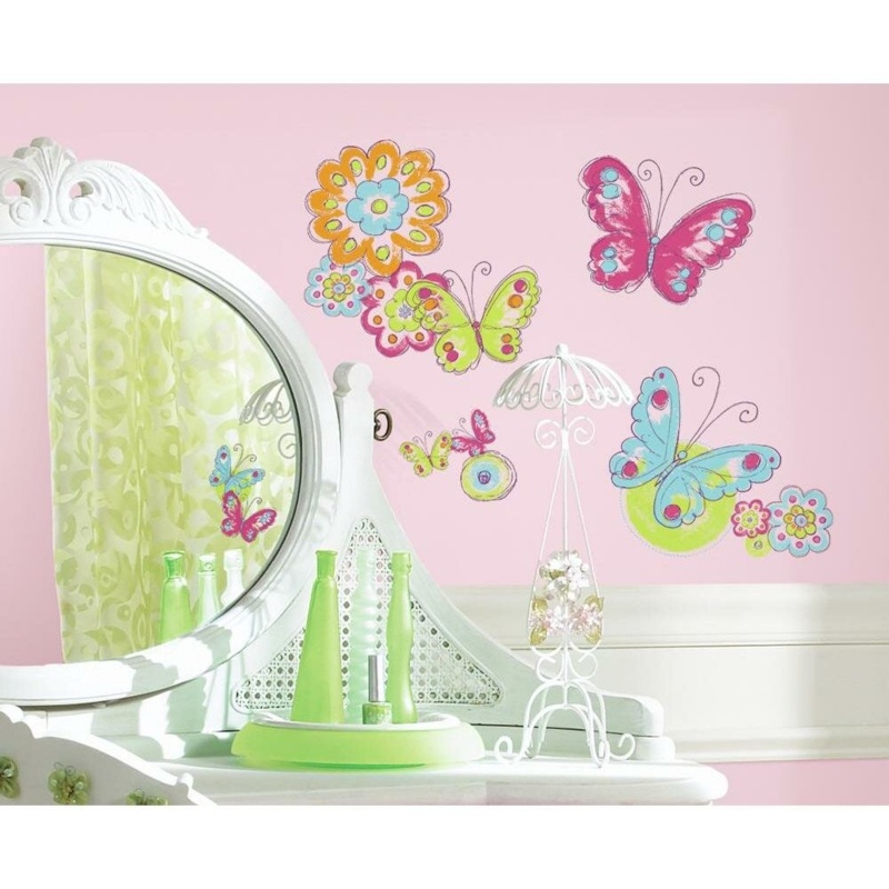Abbingt Butterfly Peel and Stick Wall Decal