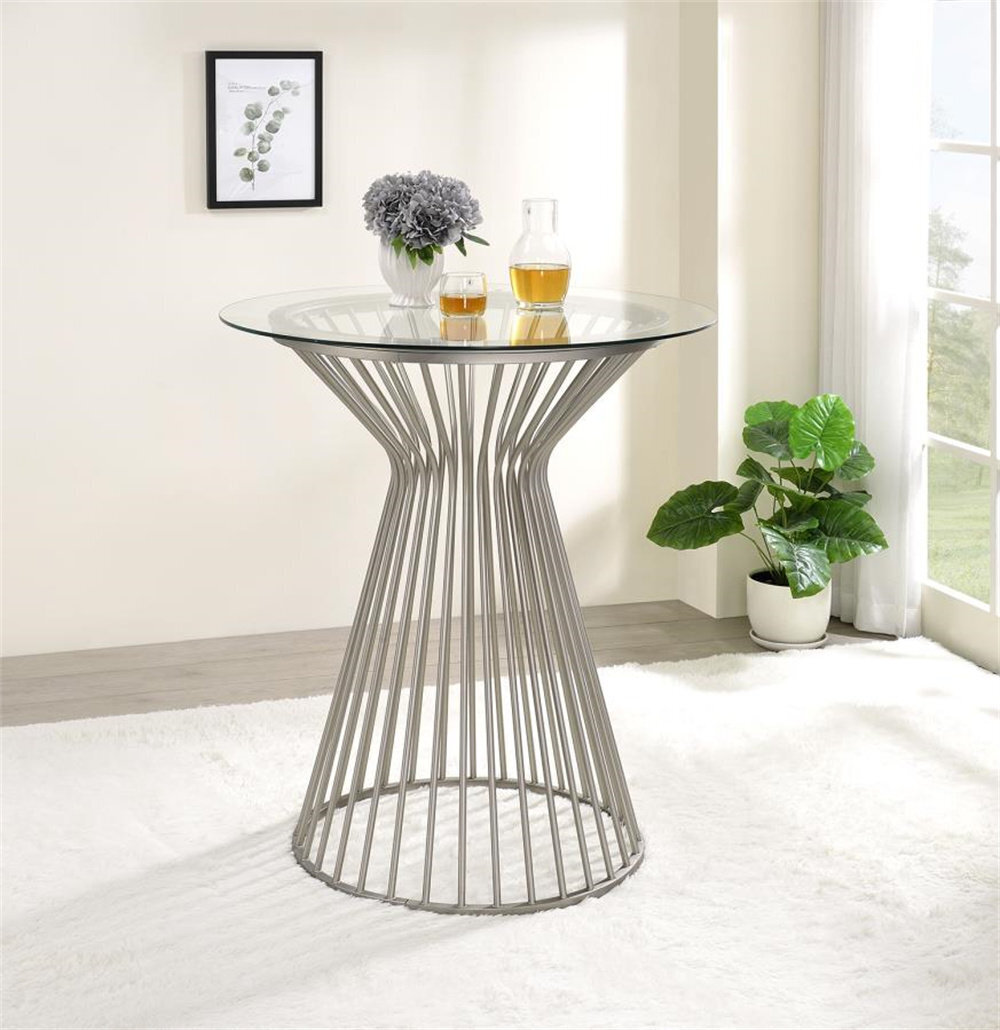 Glass Top Bistro Table