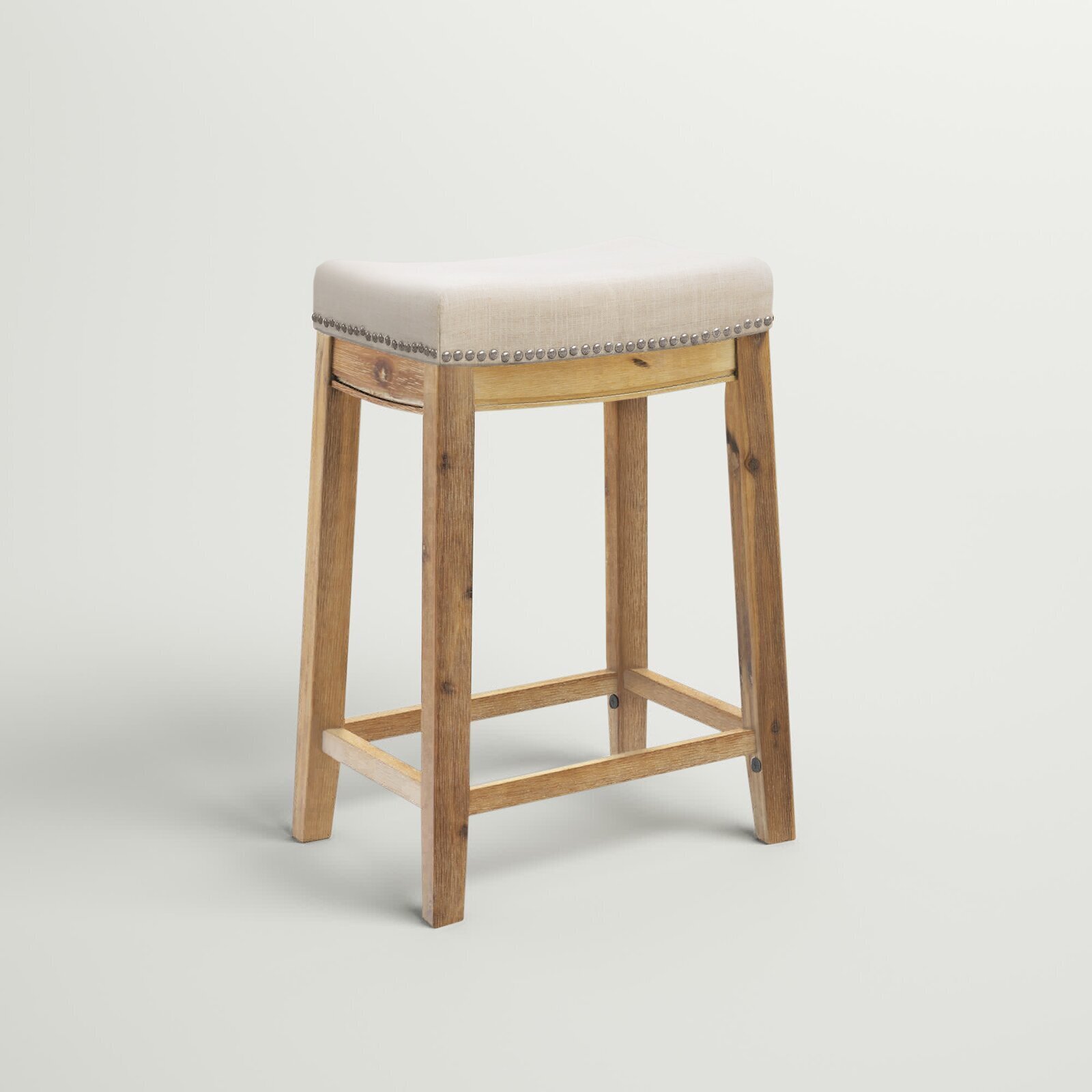 Acacia Wood Asian Bar Stools