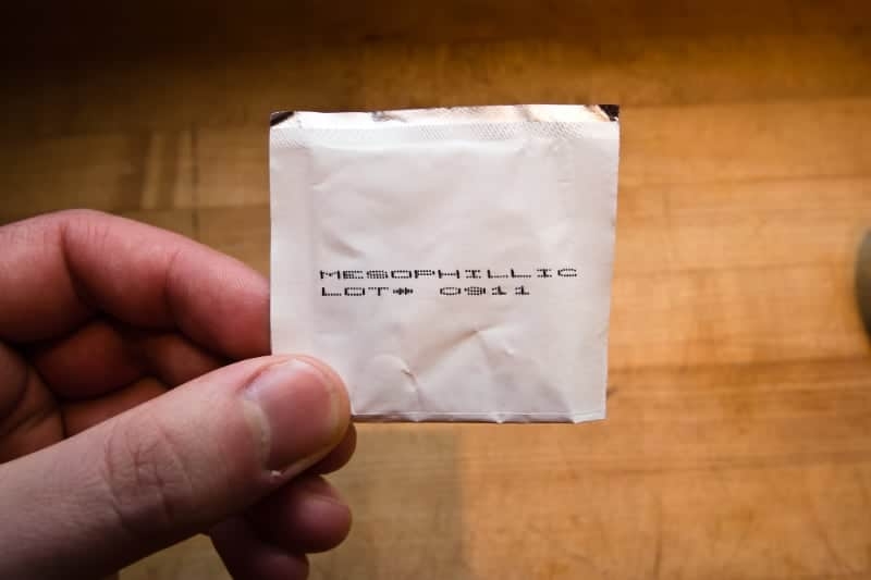 adding mesophillic bacteria