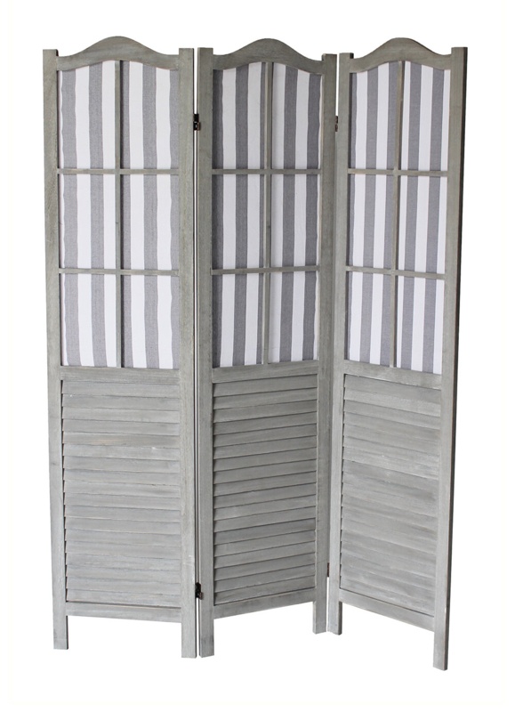 Adelisa 50'' W x 70'' H 3 - Panel Wood Folding Room Divider