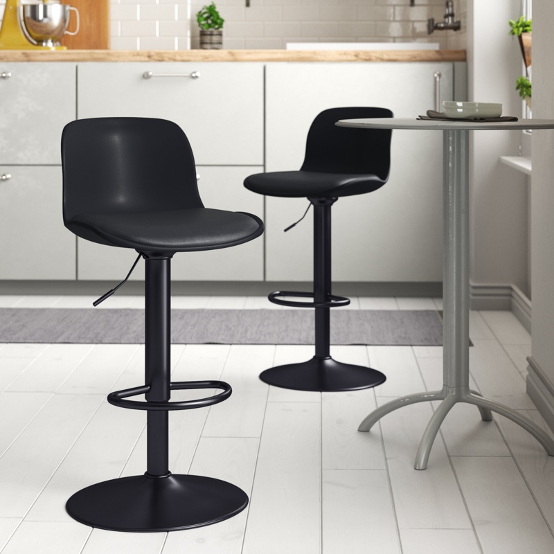 Alabama Swivel Adjustable Height Bar Stool