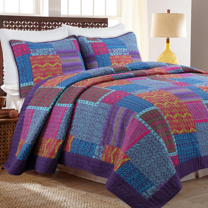 Aldiana 100% Cotton Quilt Set