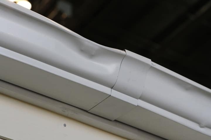 aluminum rain gutter