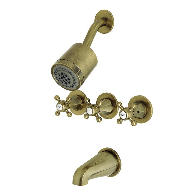 Antique Brass Shower System