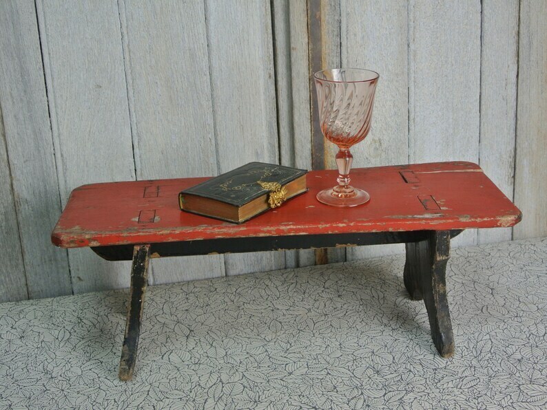 Antique Functional Footstool