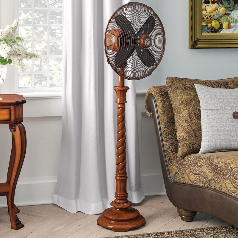Antique Inspired Decorative Floor Fan