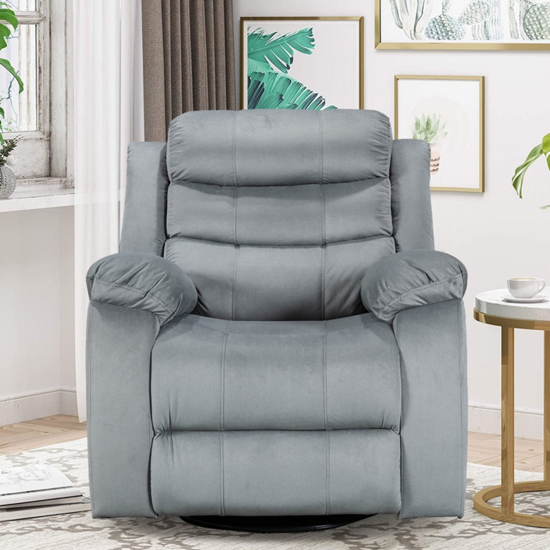 Aracel Recliner Rocking Chair Classic Single Sofa Living Room Chair Home Theater Seat