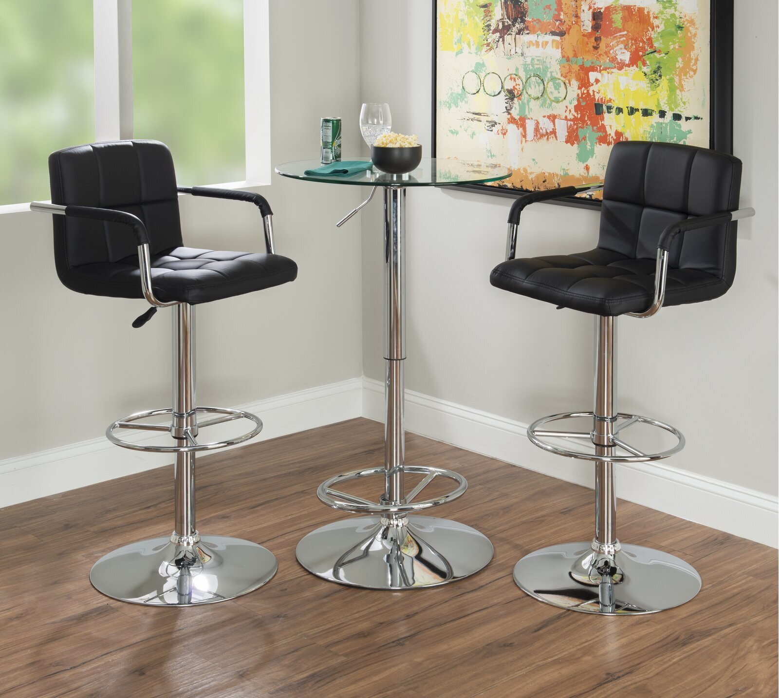 Armchair Style Pub Table Set
