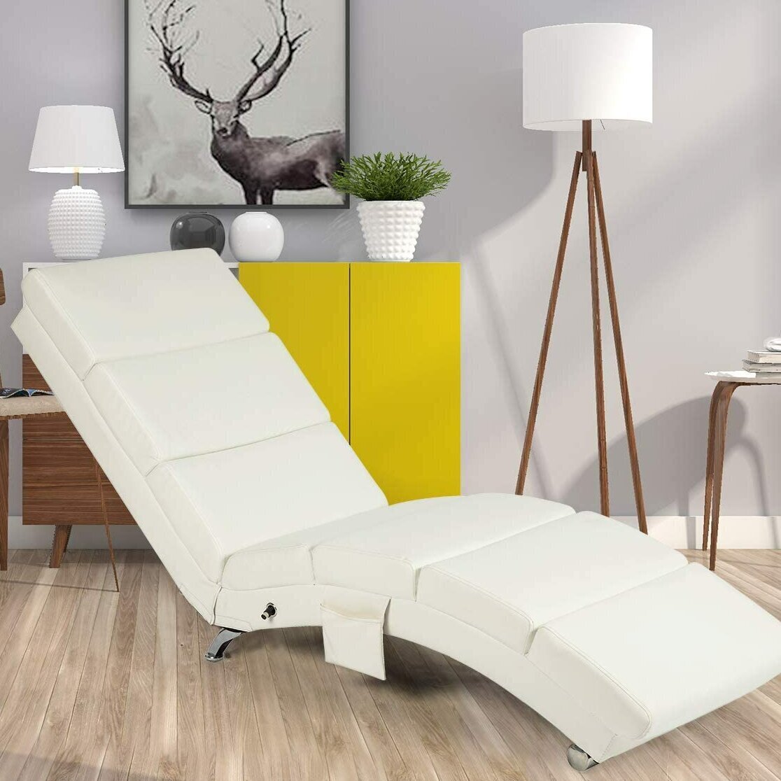 Armless Contemporary Designer Recliner