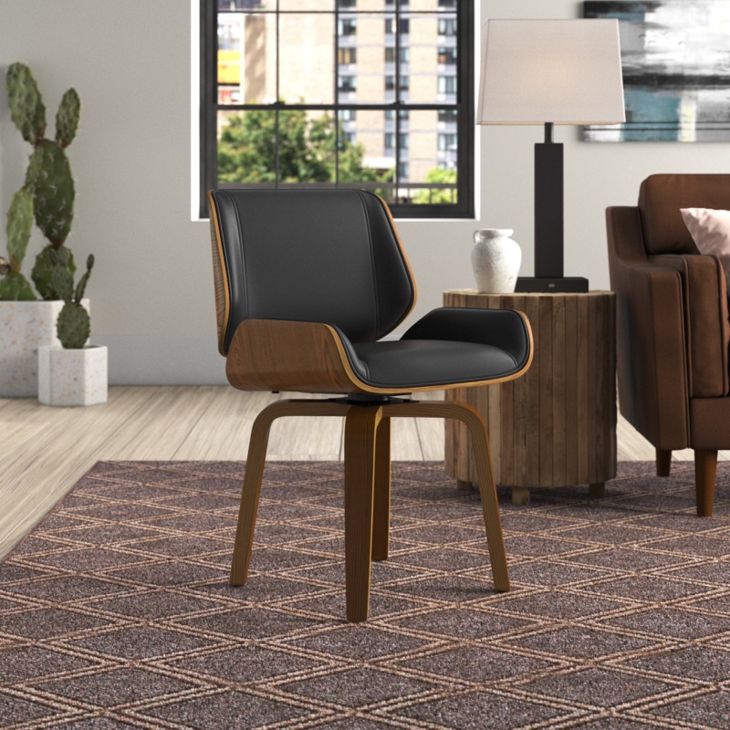 Arrielle Upholstered Swivel Side Chair