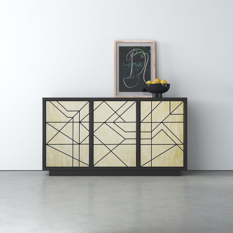 Art Deco Painted Buffet