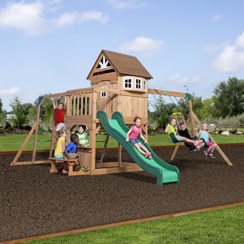 Montpelier Mansion-Inspired Swing Set