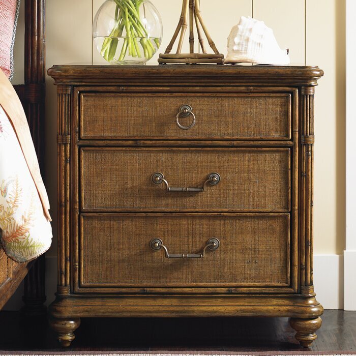 Bamboo Solid Wood Nightstand