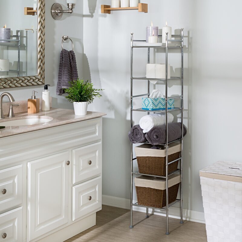 Bathroom Storage Tower Rack