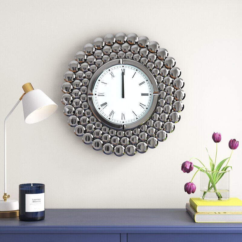 Beaded Kitchen Clock Wall