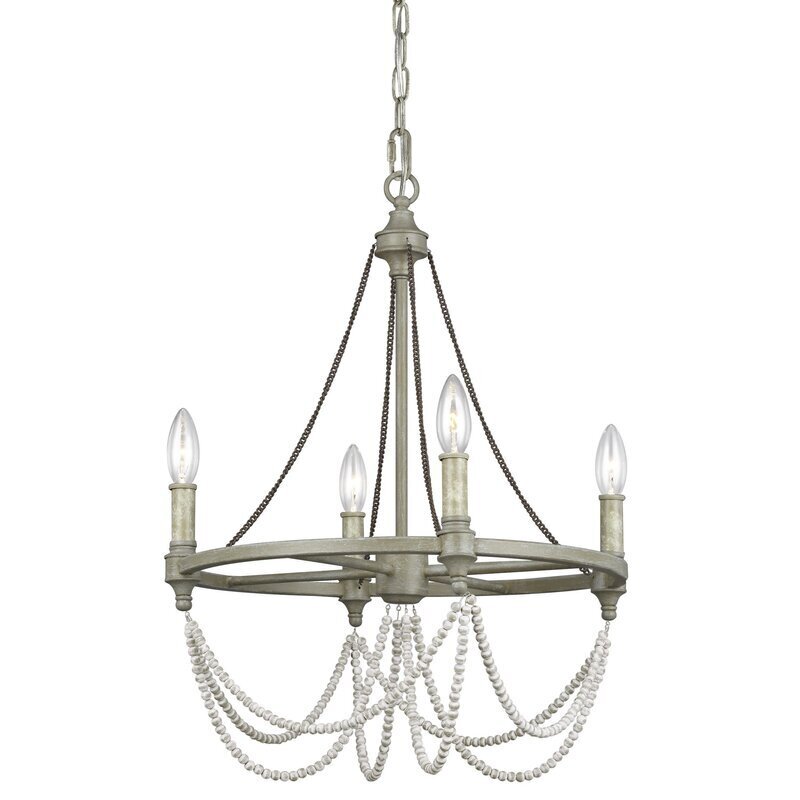 Beaded Tuscan Light Fixture
