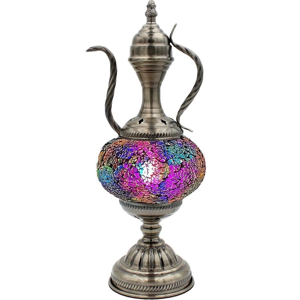 Beautiful Bronzed Mosaic Decorative Teapot