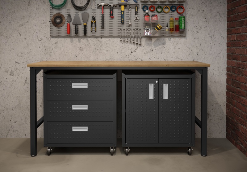 Ben 72.4" W x 20.5 "D Butcher Block Workbench Top