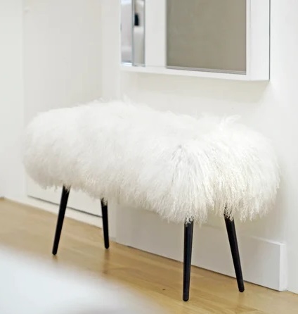 Big Fluffy Chair Bench