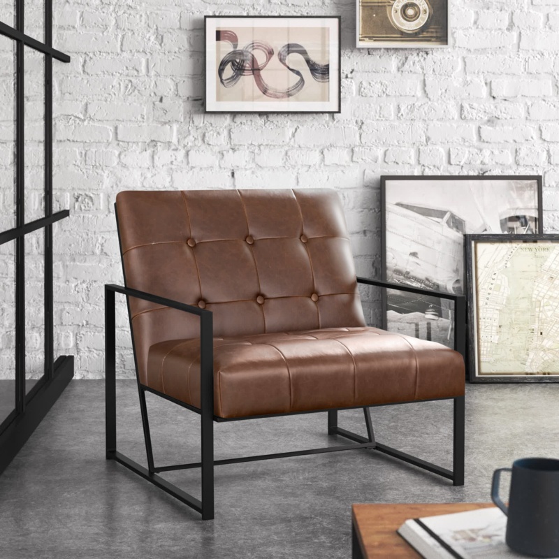 Wide Silhouette Relaxing Armchair