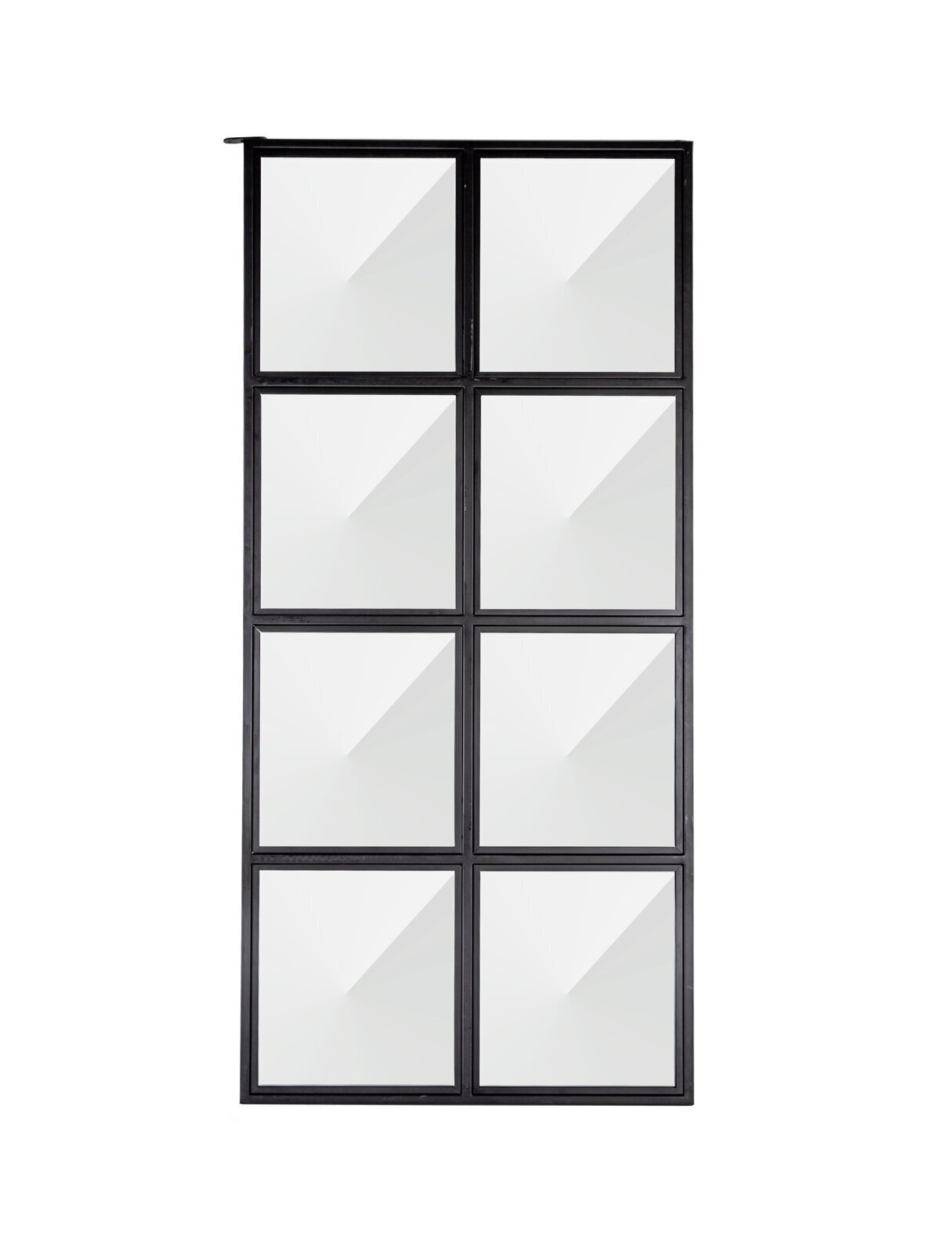 Black Framed Window Style Room Divider