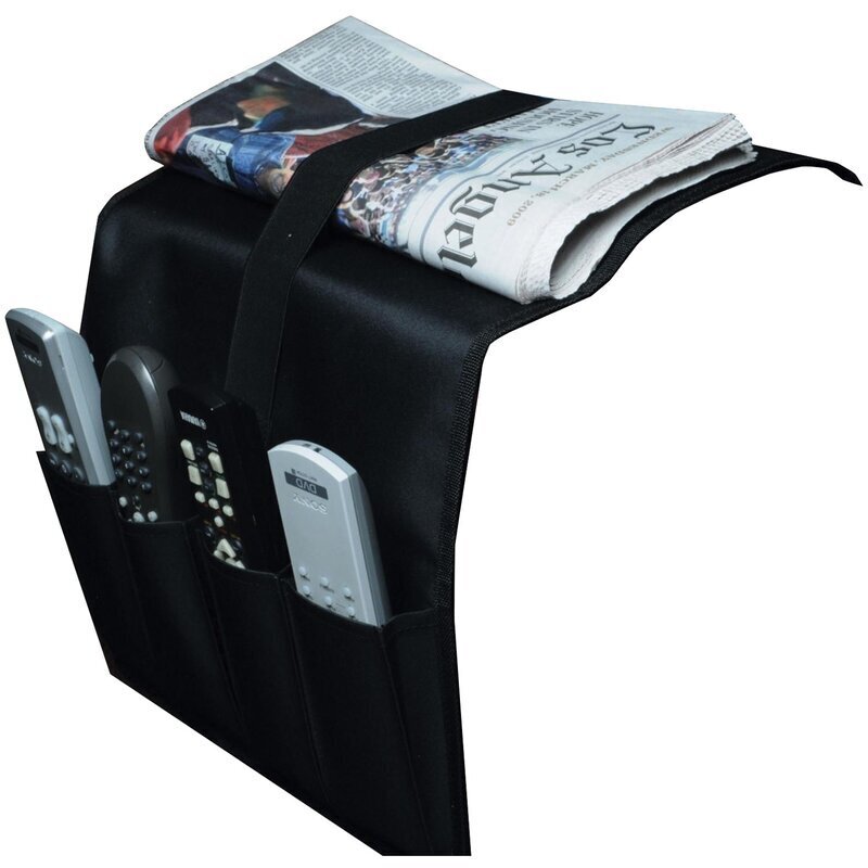 Black recliner arm caddy 