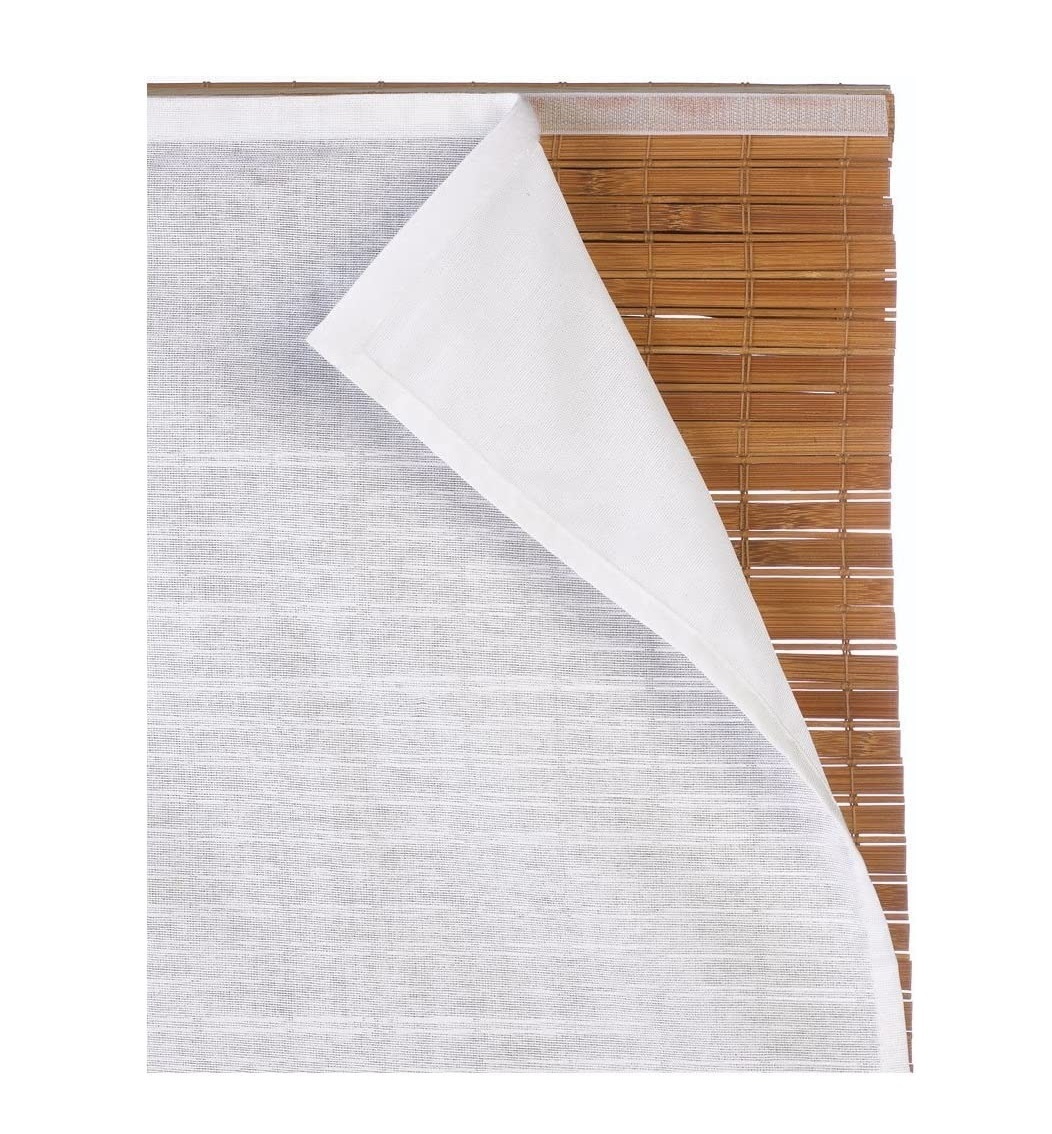 Blackout Liner For Bamboo Shades