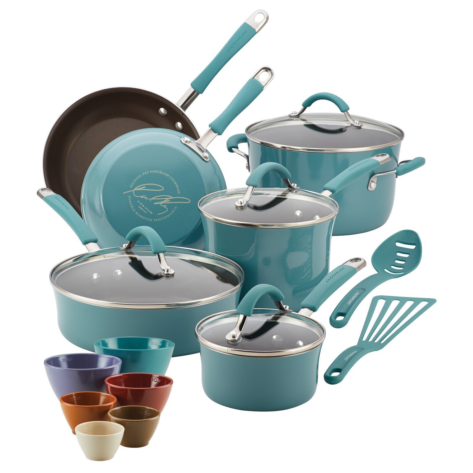 Blue Enamel Cookware Set