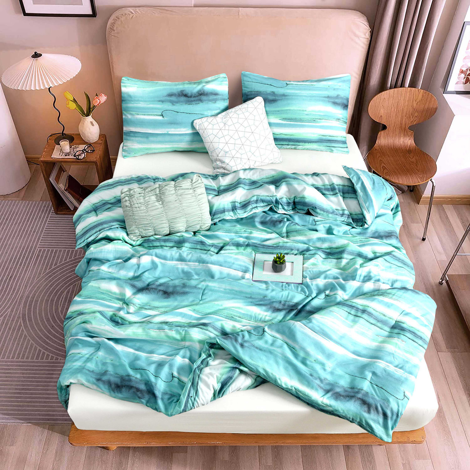 Blue Horizon Beach House Bedding 