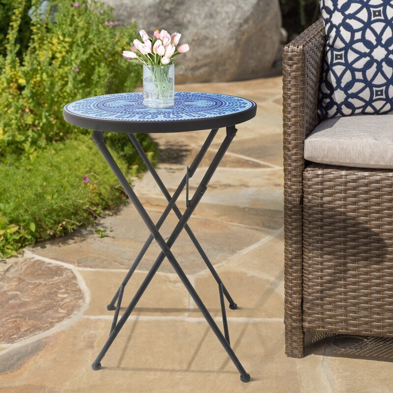 Blue Mosaic Table
