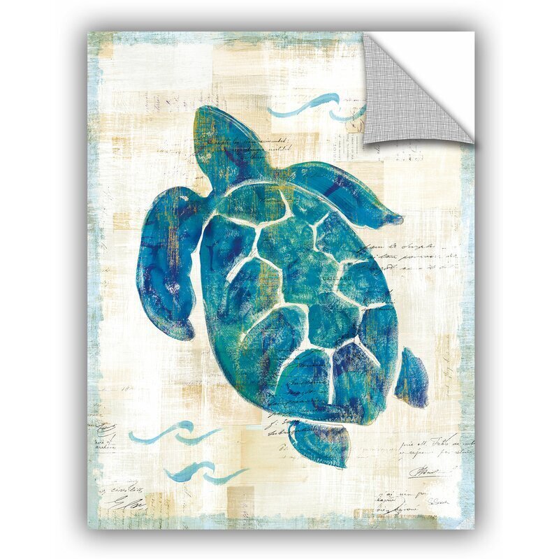 Blue Sea Turtle Decal