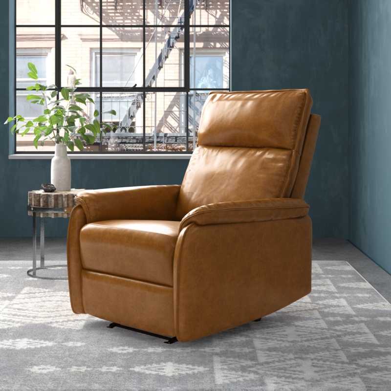 Bogota 30.2" Wide Genuine Leather Power Club Recliner