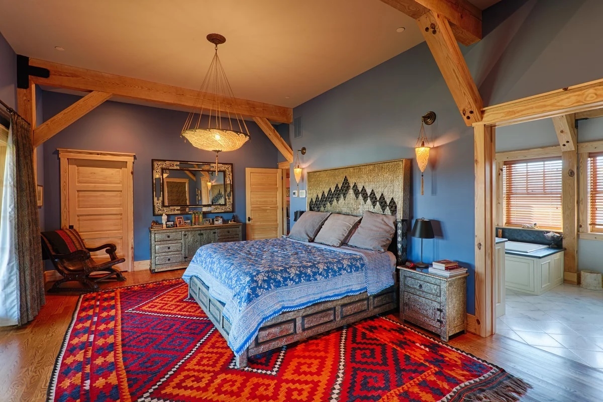 Bohemian master bedroom