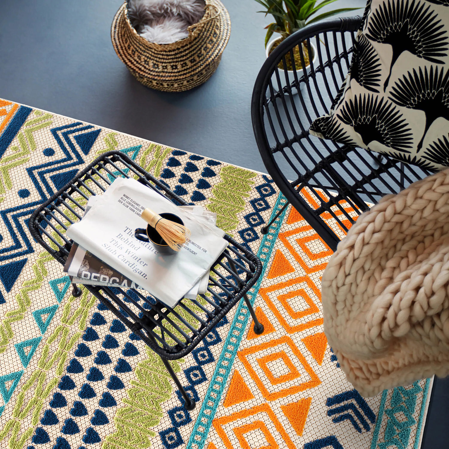 Bohemian Outdoor Area Rug