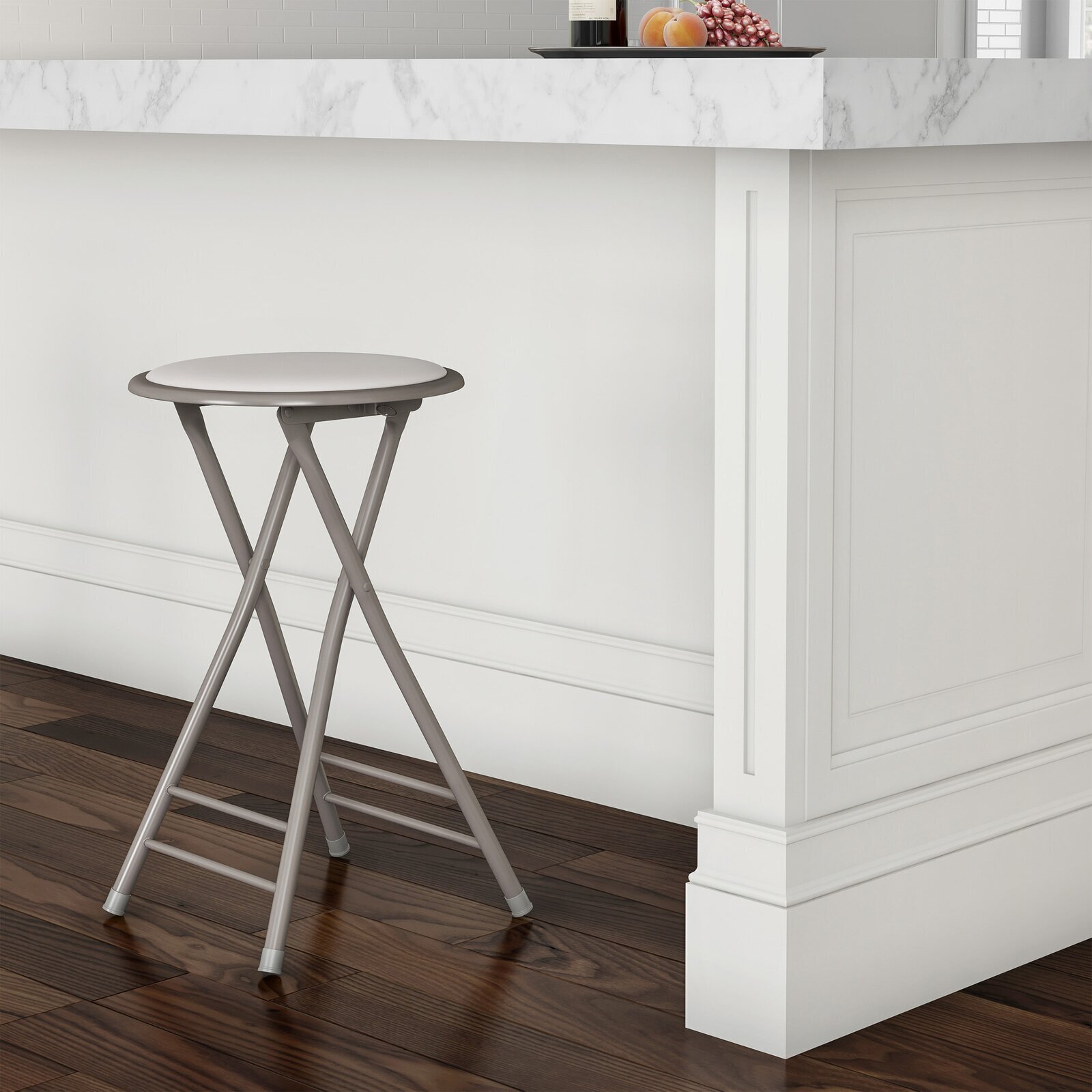 Bold Minimalistic Backless Folding Kitchen Stools