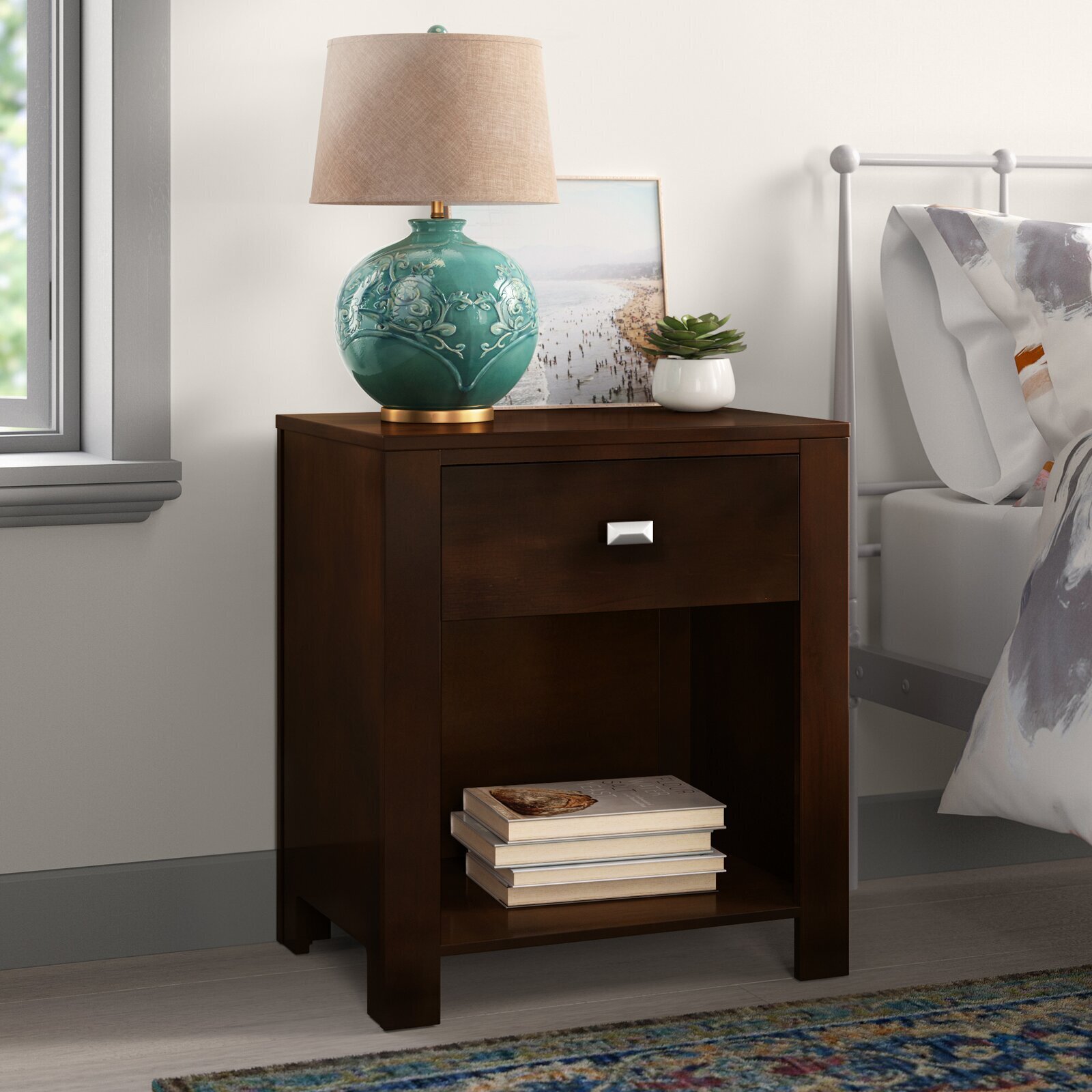 Bold Style Mahogany Night Stand
