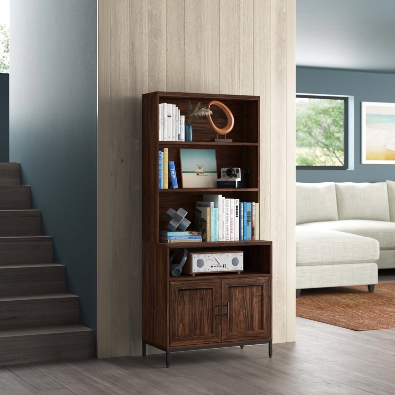 Braxten 64'' H x 28'' W Standard Bookcase