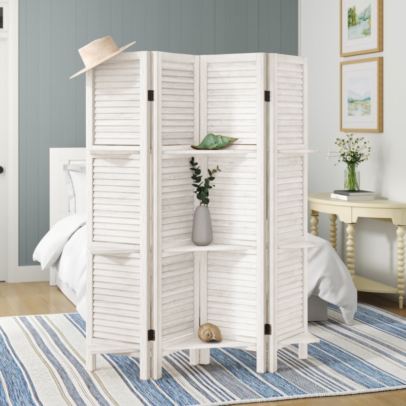 Breault 49'' W x 67'' H 4 - Panel Folding Room Divider