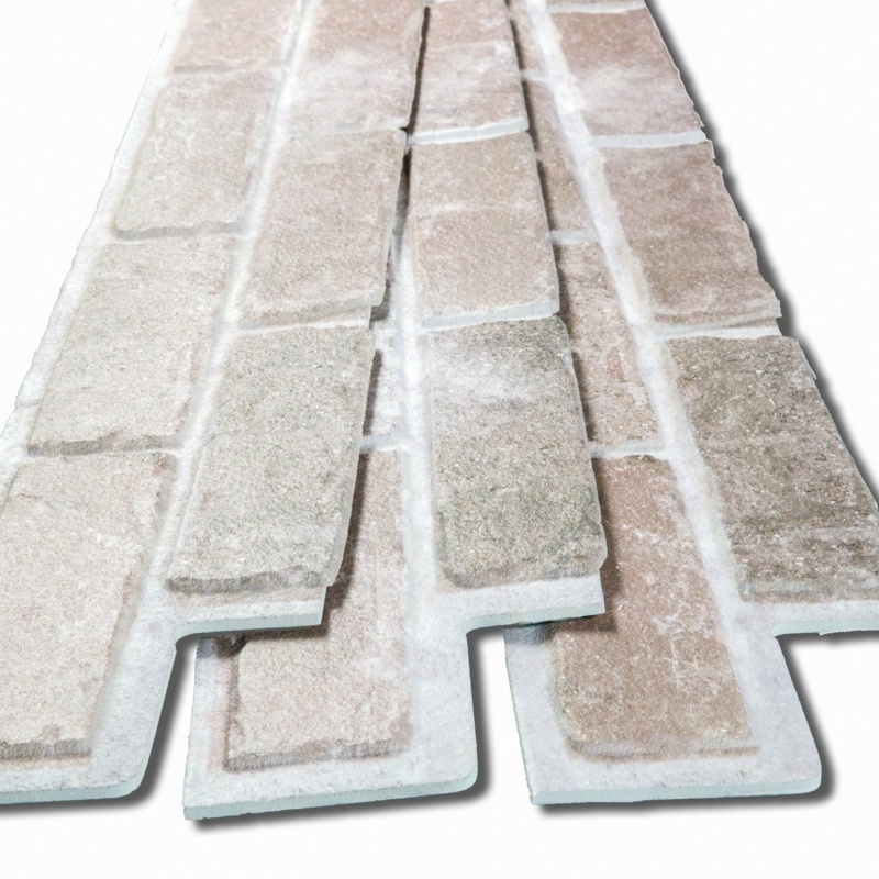 Brick 5.75" x 45" Peel and Stick Wall Paneling