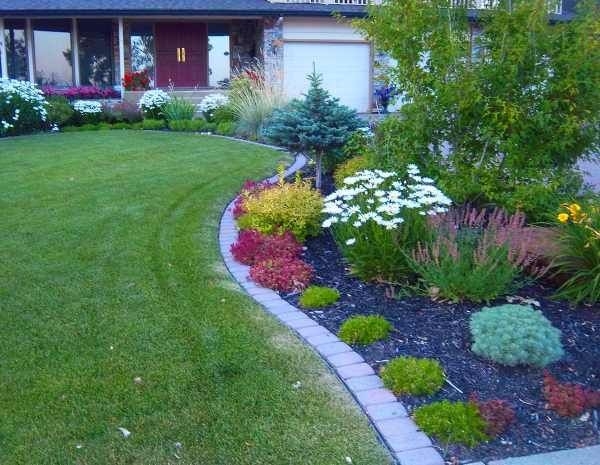 Brick Lawn Edging Ideas