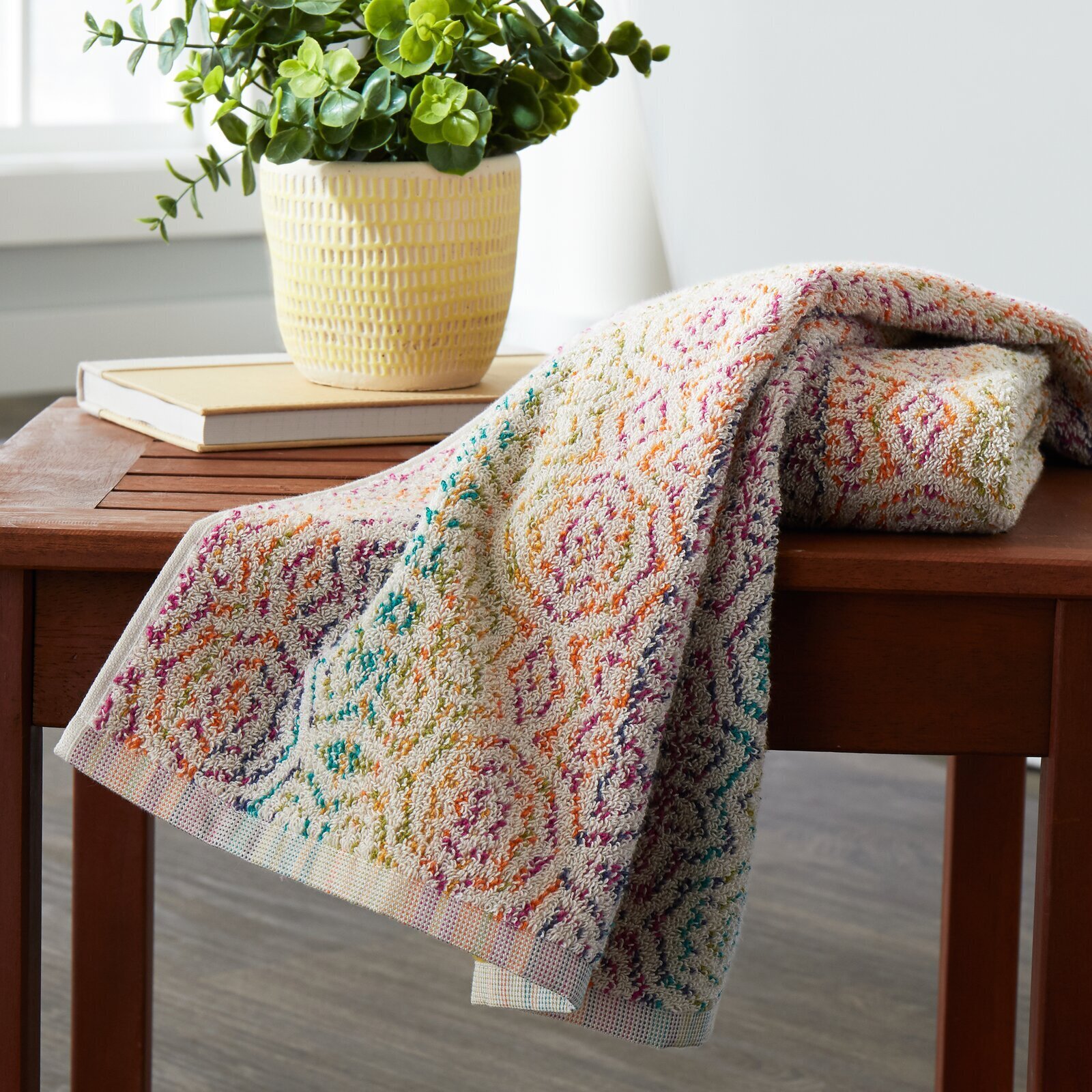 Bright and Whimsical Blooming Kitchen Towel Set